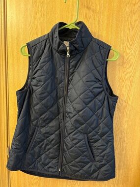 Old Navy Quilted Sleeveless Vest - Navy